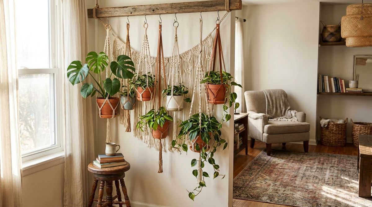 Hangers and Pots That Make Plants Look Finished