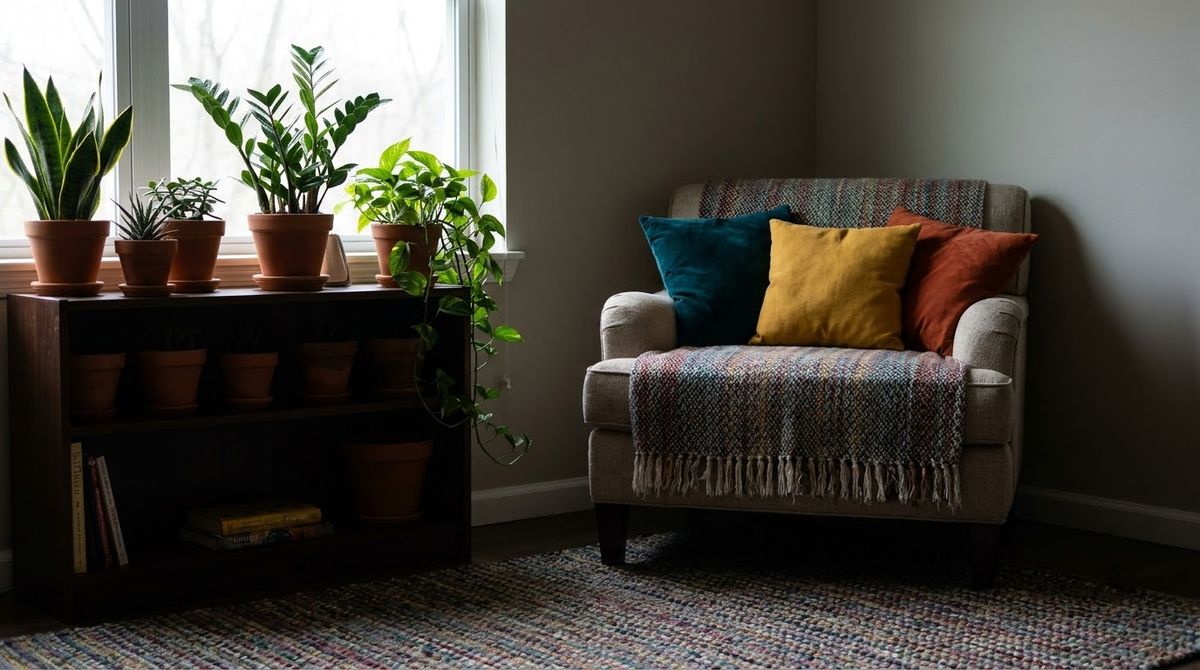 Pattern and Color Without Much Light