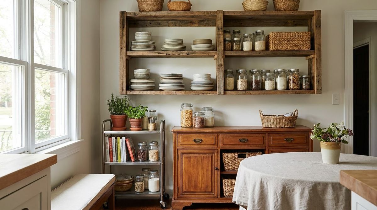 Open Shelving and Storage Makeovers