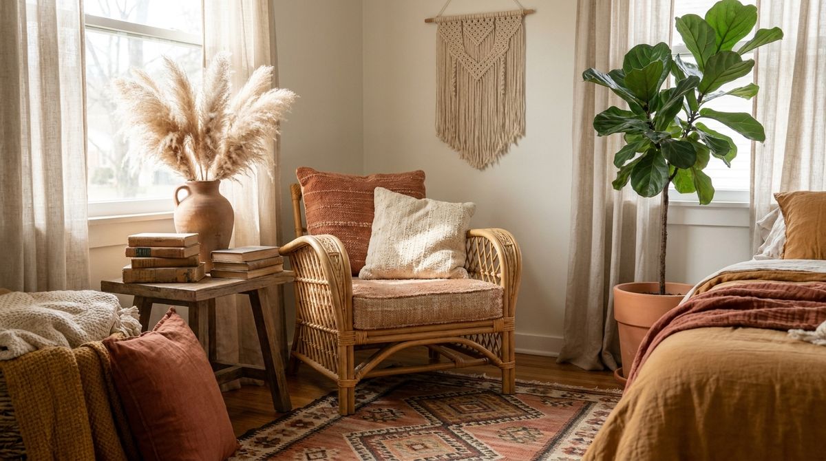 Boho living and bedroom storage Boho living and bedroom storage