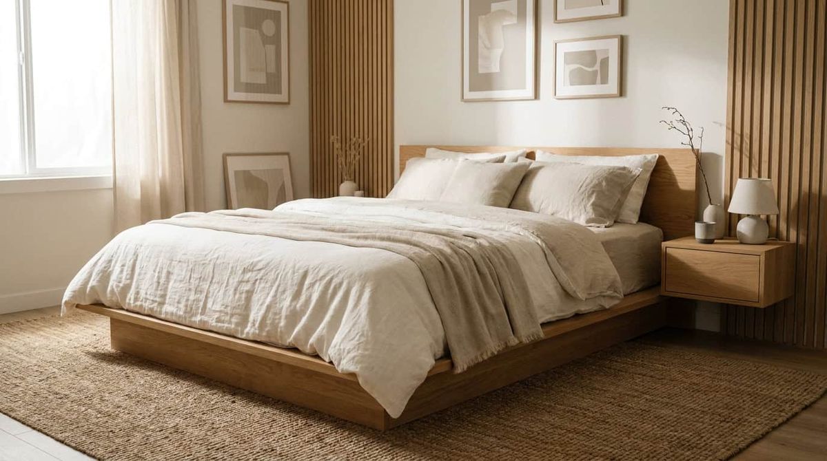 Japandi bedding fabric guide