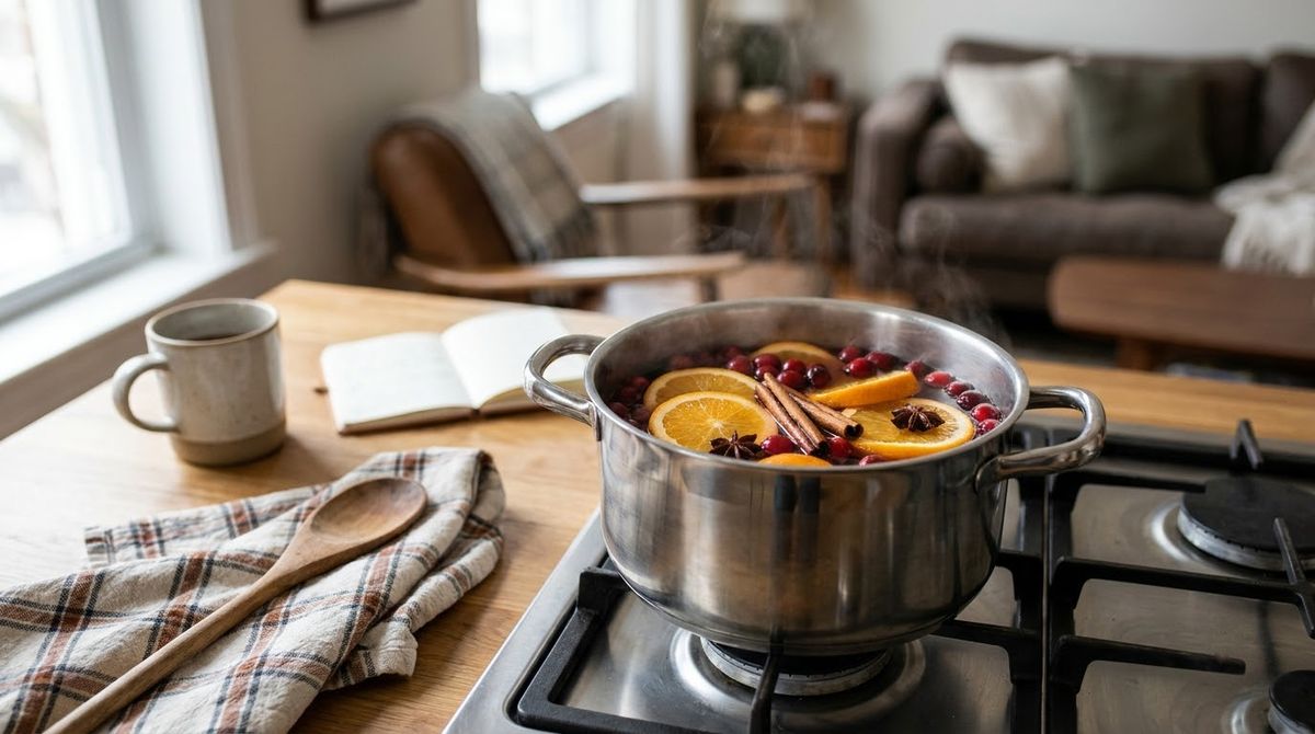 Stovetop Simmer Pot: cozy fall decor for apartments idea Stovetop Simmer Pot: cozy fall decor for apartments idea