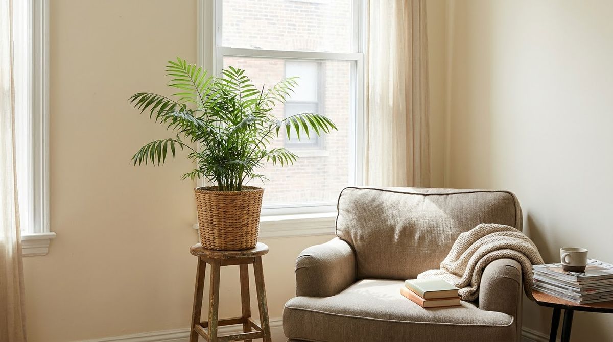 Parlor Palm (Chamaedorea elegans): best plants for a small apartment idea