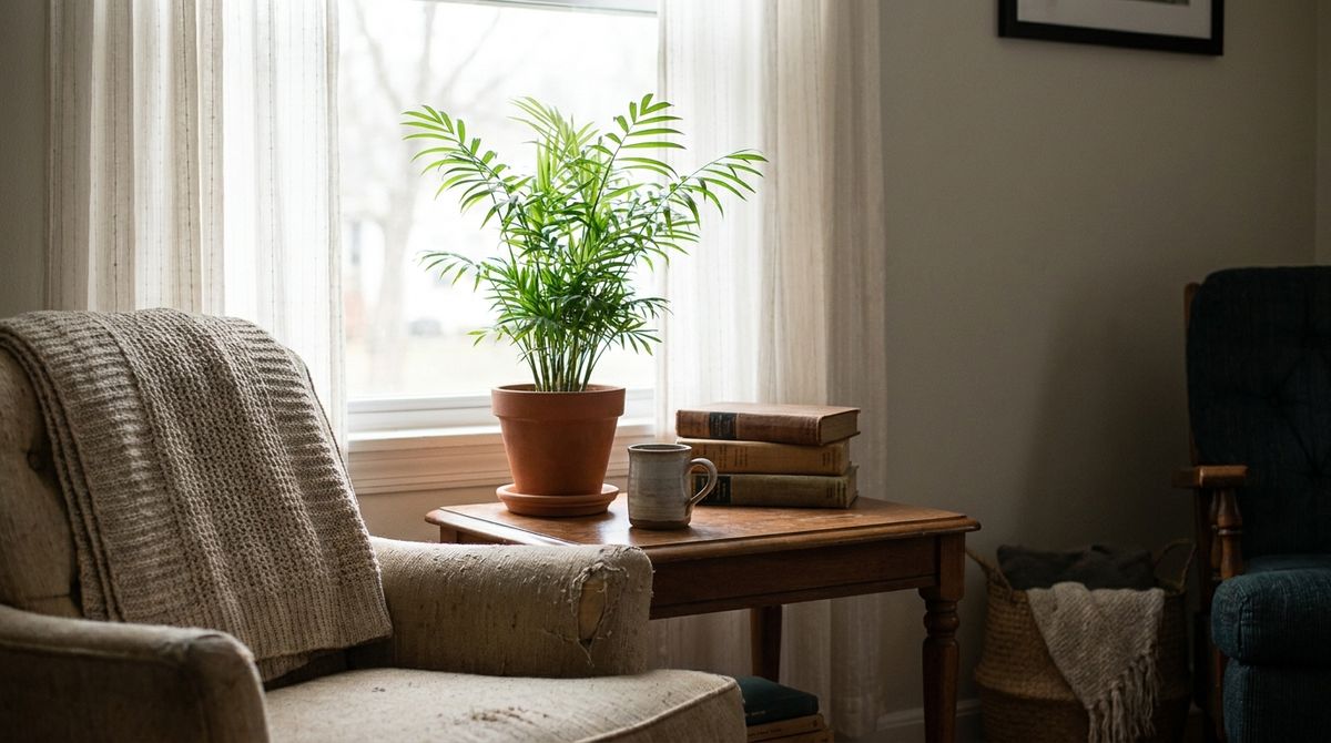 Parlor Palm (Chamaedorea elegans): low-light indoor plants idea