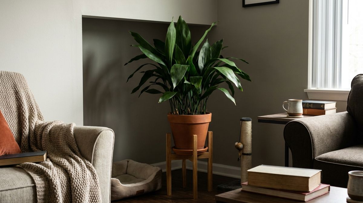 Cast Iron Plant (Aspidistra elatior): low-light indoor plants idea