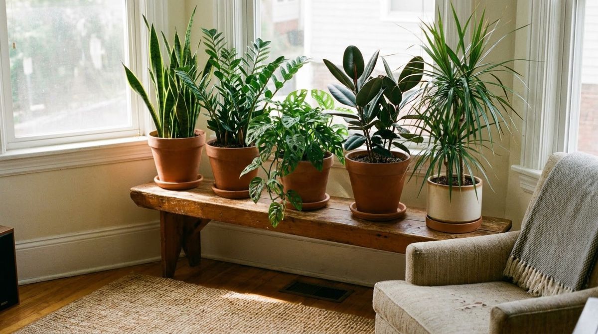 Plants Crowded Until No One Stands Out: japandi decor mistakes idea