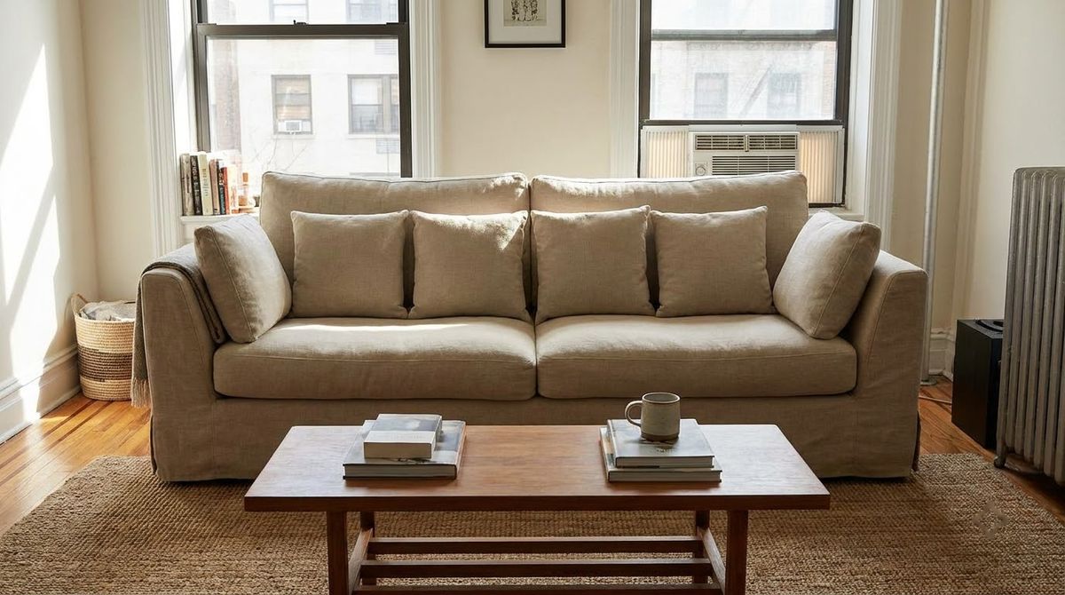 Perfectly Symmetrical Pillows: japandi decor mistakes idea