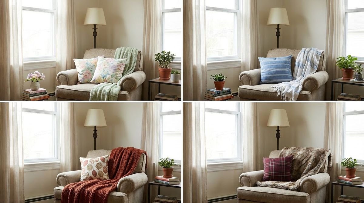 Seasonal Swap Corner: cottagecore windowsills reading corners idea Seasonal Swap Corner: cottagecore windowsills reading corners idea