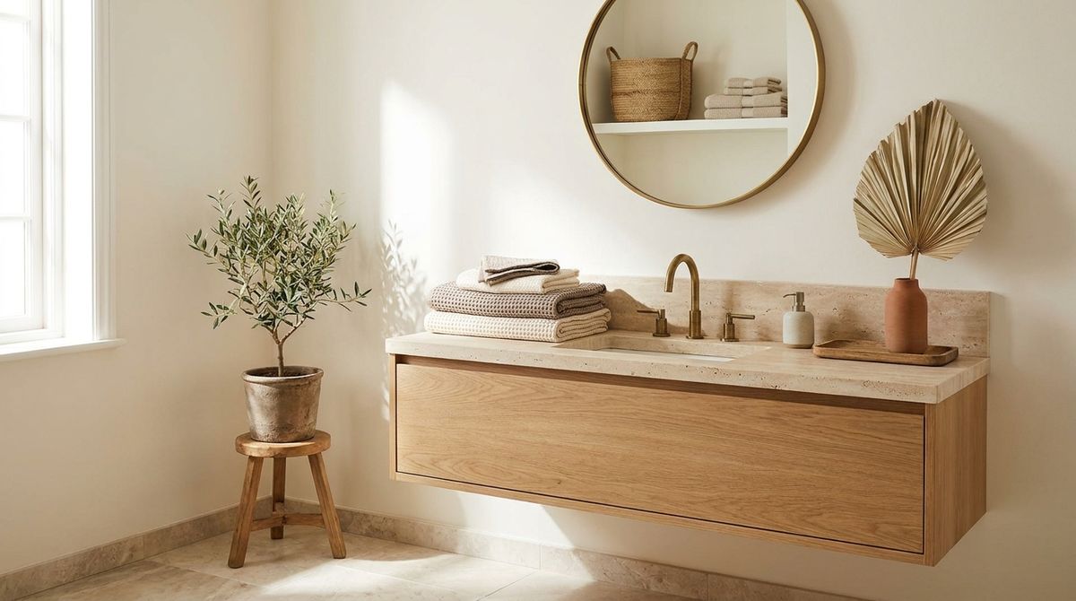 Seven-element boho minimalist bathroom checklist Seven-element boho minimalist bathroom checklist