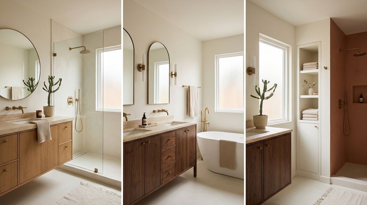 Bathroom layout features comparison Bathroom layout features comparison