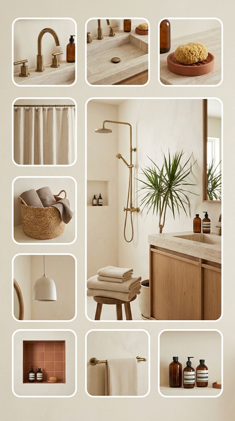 10 bathroom trends out for 2026 collage