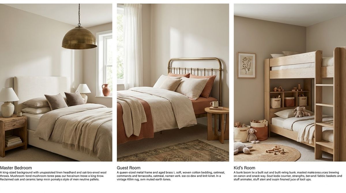 Materials Strategy Per Room — Master vs Guest vs Kid’s Room: Bedroom Style Variations