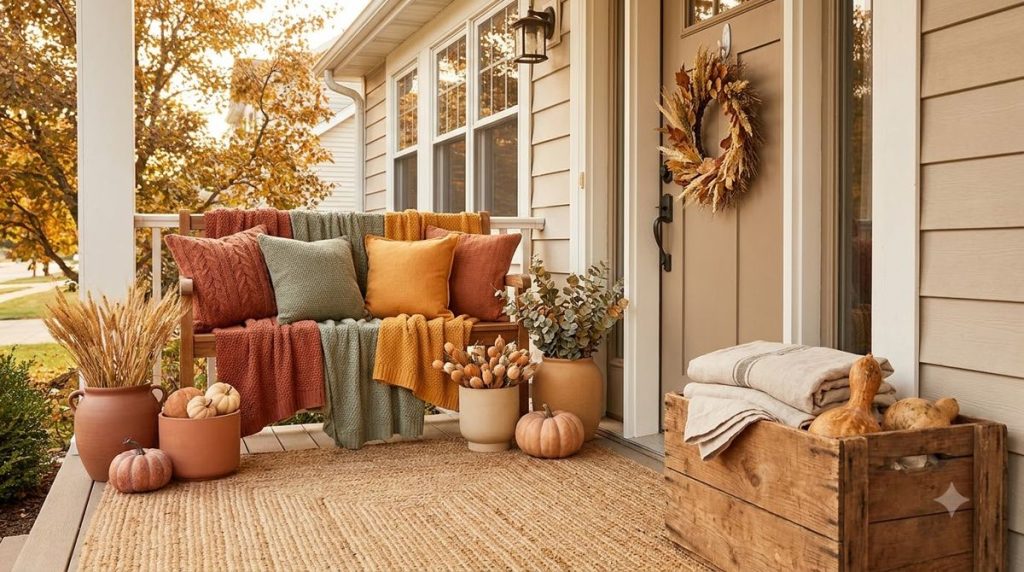Fall Front Porch Decor Ideas (Renter-Friendly, No-Damage)