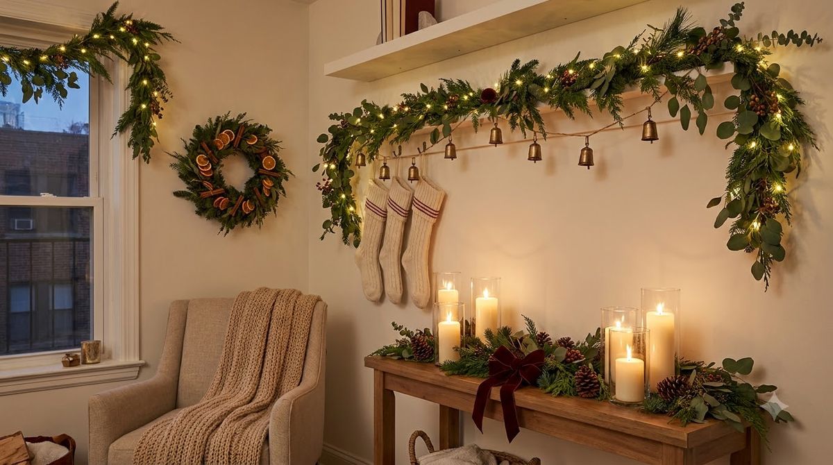 How do you decorate a small apartment without floor space? - Small Space Christmas Decor Ideas (Apartment & Renter How do you decorate a small apartment without floor space? - Small Space Christmas Decor Ideas (Apartment & Renter