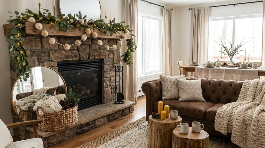 Overview of winter home decor ideas ideas styled for a small apartment or rental home