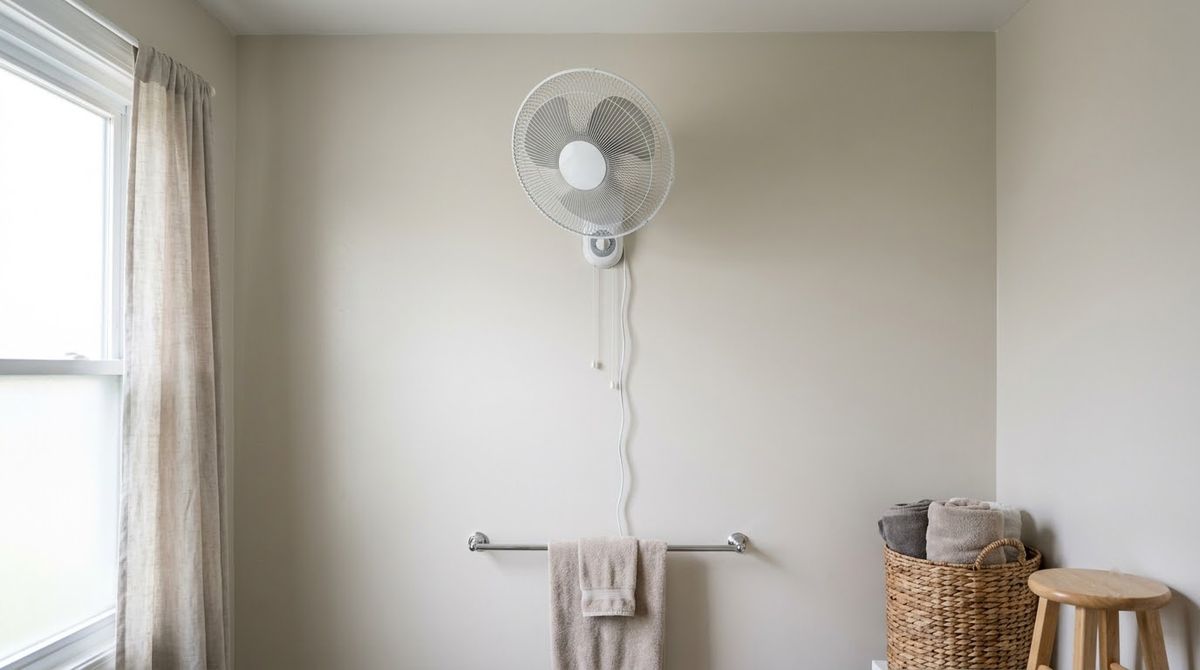 Satin or Semi-Gloss, Plus a Fan idea for small bathroom paint color ideas