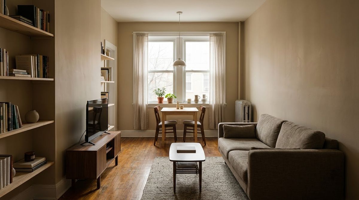 The Table at the Window End idea for small living room dining room combo layout ideas The Table at the Window End idea for small living room dining room combo layout ideas
