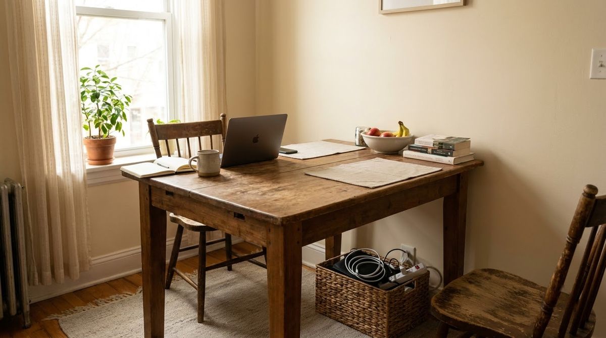 The Table That Works as idea for small living room dining room combo layout ideas The Table That Works as idea for small living room dining room combo layout ideas