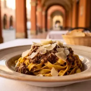 Illustration of Tagliatelle al ragù
