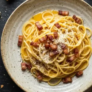 Illustration of Spaghetti carbonara