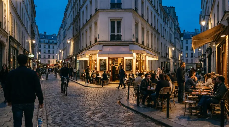 Illustration of a street in Bastille & the 11th