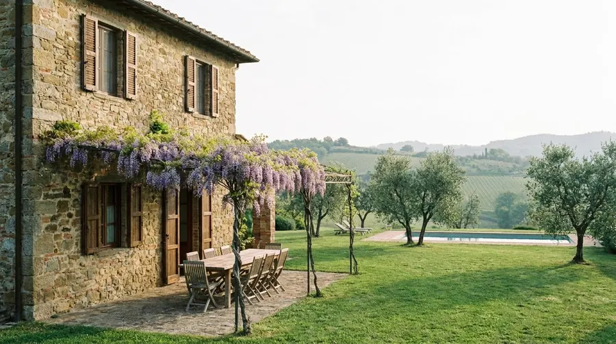 Illustration of a villa in Chianti