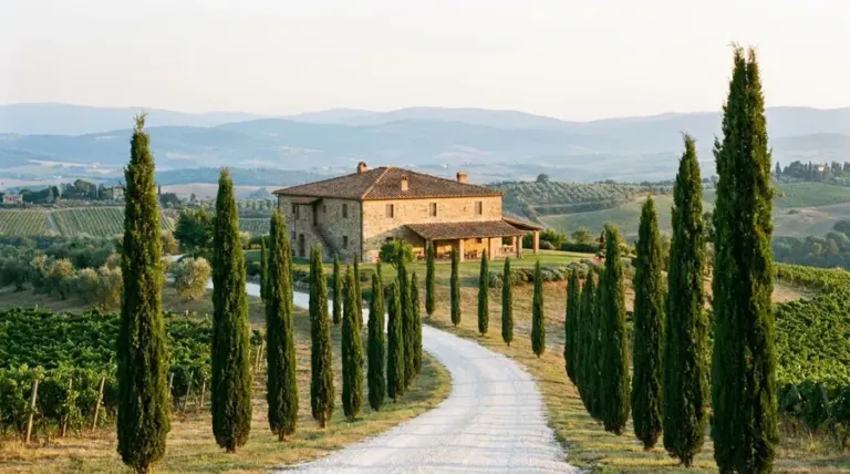 Illustration: bia tuscany villas