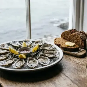 Illustration of Galway Bay oysters