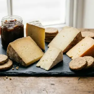 Illustration of Irish farmhouse cheese