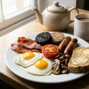 Illustration of Full Irish breakfast