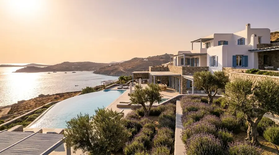 Illustration of a villa in Elia & south-east beaches
