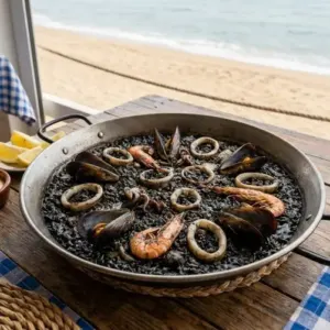 Illustration of Arròs negre