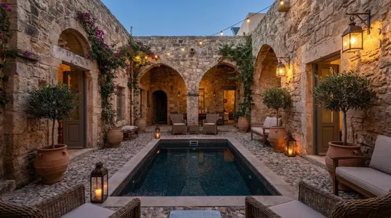 Illustration of a villa in Crete (Chania & Rethymno)