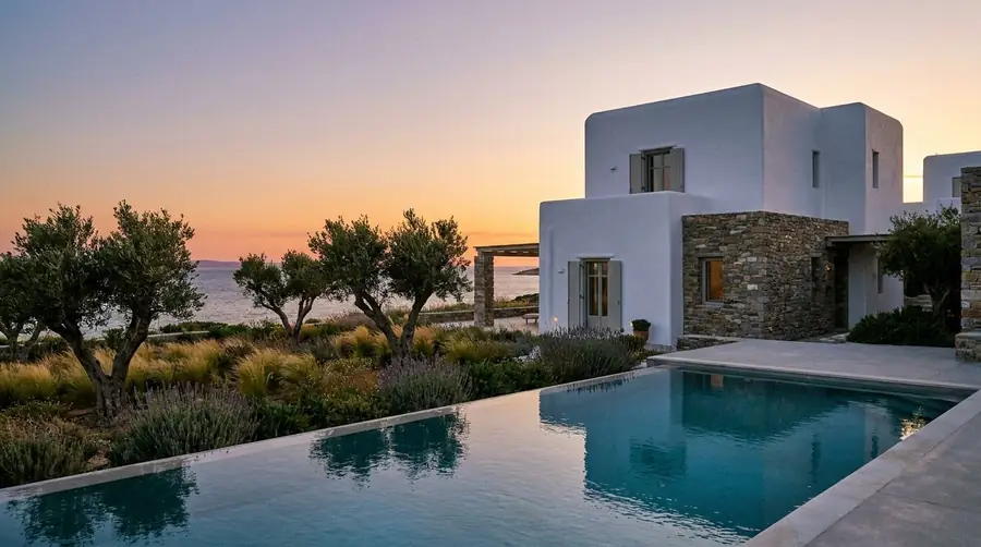 Illustration of a villa in Paros & Naxos